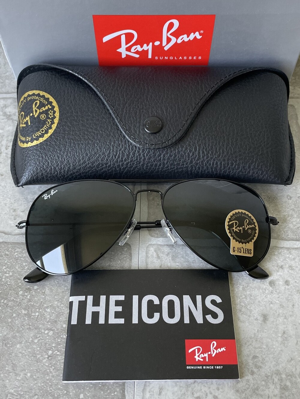 Ray-Ban Classic Aviator Sunglasses Black